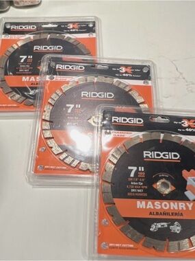 7" Masonry Diamond Blade - Orange/Black